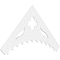 Ekena Millwork Pitch Wellington Architectural Grade PVC Gable Pediment, 72"W x 36"H x 1"P (12/12) GPP072X036X100WEL - alternate 1